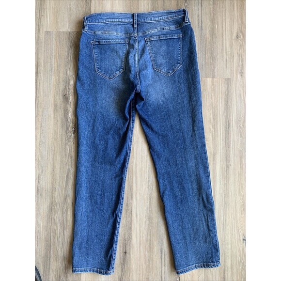 Womens Old Navy Original High Rise Stretch Denim 5-pocket Blue Jeans Sz 8 SHORT - Picture 8 of 13